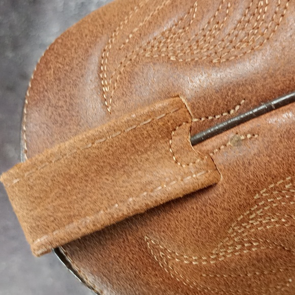 Vintage Leather Cowboy Boots 3B13769 S-13979W Made In Canada - Picture 9 of 9